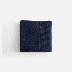 Bavlnený uterák v tmavomodrej farbe ZEN 70x140 cm