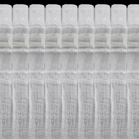 Dekorstudio Záclona ELPIDIA s riasiacou páskou 350 x 150 cm – biela