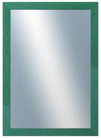 DANTIK - Zrkadlo v rámu, rozmer s rámom 50x70 cm z lišty RETRO zelená (2535)