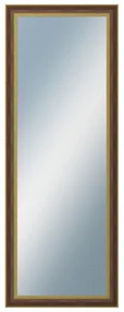 DANTIK - Zrkadlo v rámu, rozmer s rámom 60x160 cm z lišty ZVRATNÁ červenozlatá plast (3069)