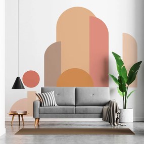 Samolepka na stenu 90x185 cm Abstract Sunset – Ambiance