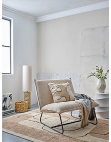 Stojacia lampa v prírodnej farbe s textilným tienidlom (výška 110 cm) Payah – Bloomingville