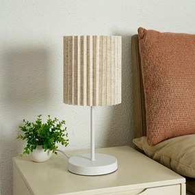 Brilagi - Stolná lampa NORDIC WAVE 1xE27/15W/230V ľan/biela