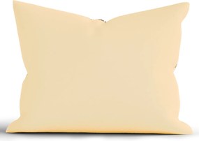 Bavlnená obliečka na vankúš Renforcé 40 × 60 cm - Taisa čierna/zlatá