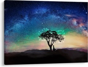 Obraz - Odpočinok pod hviezdami (70x50 cm)