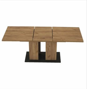 Kondela Jedálenský stôl, FIDEL, dub craft zlatý-grafit sivá