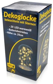Nexos 64787 Vianočná svietiaca dekorácia kupola - 20 LED, teple biela