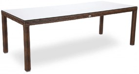 Záhradný jedálenský stôl KINGSTON 230 tmavohnedý