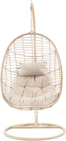 Závesné kreslo SOLEI béžové 848228