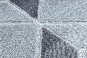Koberec MEFE B400 Kocka, geometrický 3D štrukturálny - sivý