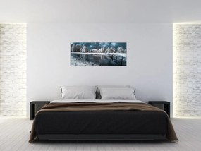 Obraz - Zamrznutá krajina (120x50 cm)