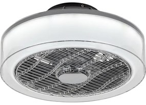 Rabalux - LED Stmievateľné stropné svietidlo s ventilátorom LED/30W/230V + DO