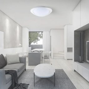 LED Stmievateľné stropné svietidlo LED/40W/230V 3000-6500K 45 cm biela + DO