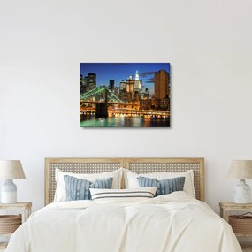 Obraz - Most s New Yorkom (70x50 cm)