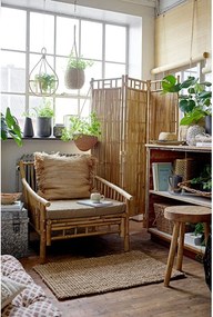 Bambusové záhradné kreslo v prírodnej farbe Sole – Bloomingville