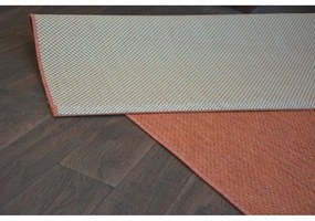 Kusový koberec Flat terakotový 60x180cm