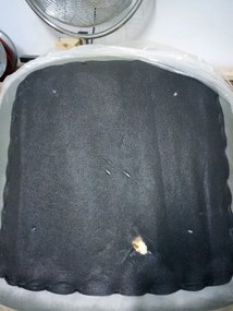 AKCIA Zamatová jedálenská stolička TOR, svetlosivá II. akosť