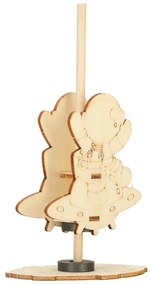 KIK Vzdelávacia drevená sada 4v1 – DIY vedecké experimenty (mechanika, gravitácia, magnety) 8+