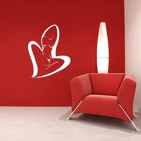 Sablio Samolepka na stenu: Lady design - 48x60 cm