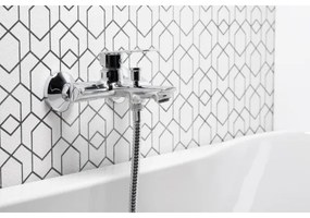 KFA Armatura 4424-510-00 - Vaňová sada s batériou AGAT lesklý chróm