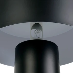 Stolná lampa Tubo čierna 23 cm