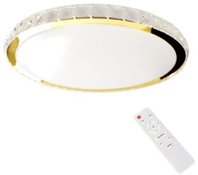 Milagro LED Stmievateľné stropné svietidlo LAYLA LED/33W/230V 3000/4000/6000K zlatá + DO MI2169