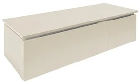 Kúpeľňová skrinka s krytom SAT Feel 120x30x46 cm pieskovo béžová matná SATFEEL2120BED, 1 ks