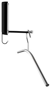 Čierny dvojitý skladací háčik Wenko Premium SIGMA