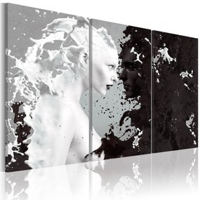 Artgeist Obraz - Milk & Choco - triptych Veľkosť: 90x60, Verzia: Premium Print