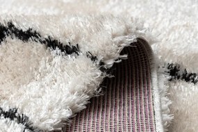 Koberec FLUFFY 2371 shaggy paski - krém / antracit