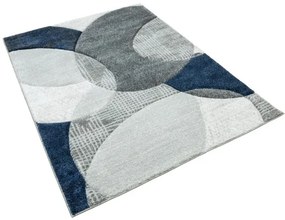 Koberec Kandy N390A sivý / modrý