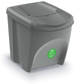 Odpadkový kôš na triedený odpad (3 ks) IKWB25S3 25 l - sivý kameň
