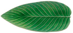 Zelený kameninový servírovací tanier Costa Nova Riviera, 40 x 17 cm