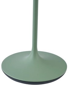 Stolná lampa zelená vrátane LED IP65 Nabíjateľná s nabíjacou stanicou - Bass