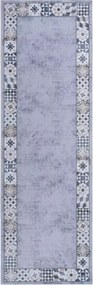 Protišmykový koberec / behúň CRYSTAL PRINT sivý / béžový