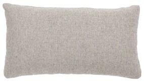 Svetlosivý vankúš k modulárnej pohovke s poťahom zo zmesi vlny a ľanu Hugg - Gazzda