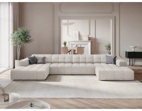 Svetlosivá rohová pohovka (do "U") Chicago – Cosmopolitan Design