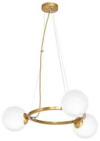 Luster na lanku VIENNA 3xE14/40W/230V zlatá