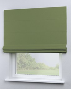 Rímska roleta Capri farba produktu zelená látka zapletaná, zatemňovacia