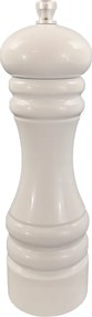 AMADEA Biely drevený mlynček na korenie, 18 cm