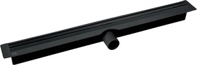 Laveo Sprchový odtokový žľab Slim 60 cm - COS_760D, čierna kartáčovaná