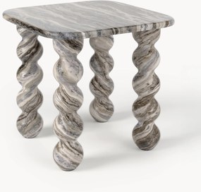 Mramorový pomocný stolík Lyndi