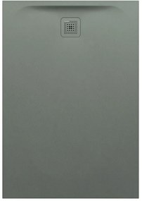 LAUFEN Pro obdĺžniková sprchová vanička z materiálu Marbond, odtok na kratšej strane, 1300 x 900 x 42 mm, betónová šedá, H2159580790001