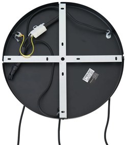 Hotelová elegantná závesná lampa čierna so zlatým a zeleným sklom 3-svetlá - Zuzanna