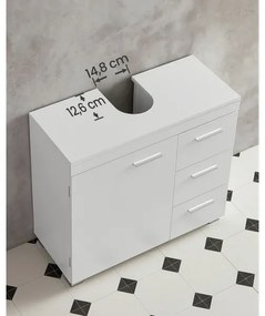 Kúpeľňová skrinka NICO biela