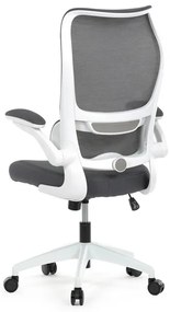 Autronic BONTEC Kancelárska stolička, hojdací mechanizmus, šedá sieťovina, KA-C807 GREY Farba: Šedá