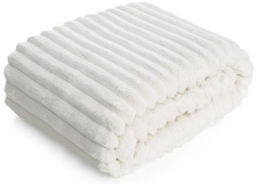 DEKA Z MIKROFLANELU SOFT 170X210 CM BIELA