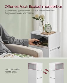 Nočný stolík LET656W01