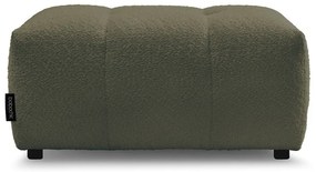 Khaki podnožka z textílie buklé Roxelane – Bobochic Paris