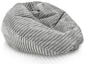 Sedací vak SAKO svetlosivý stripe